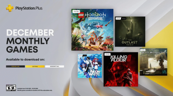 PS Plus декабрь 2025