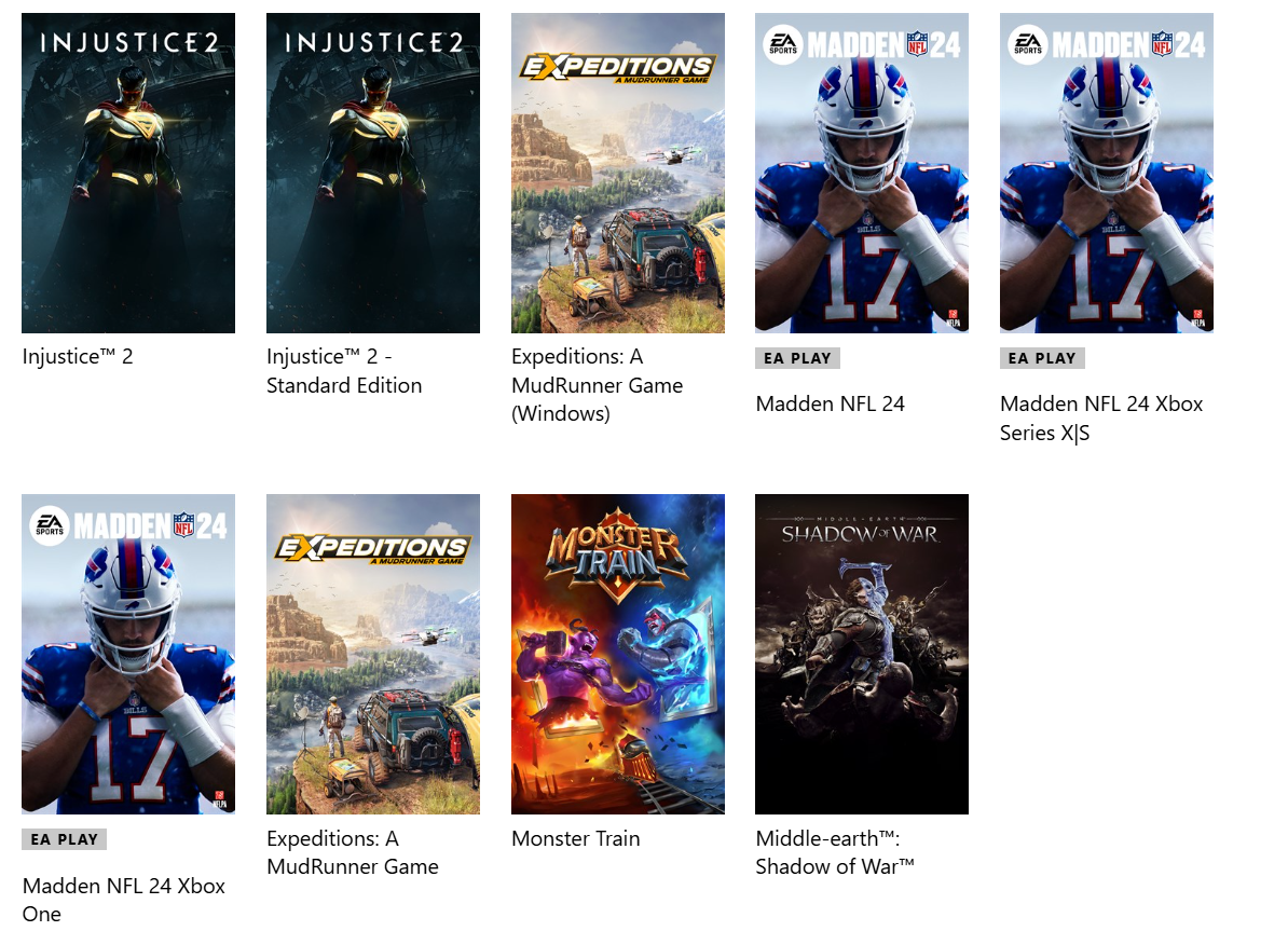 В феврале 2026 года из Xbox Game Pass уберут игры