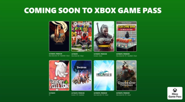 Xbox Game Pass середина февраля 2026