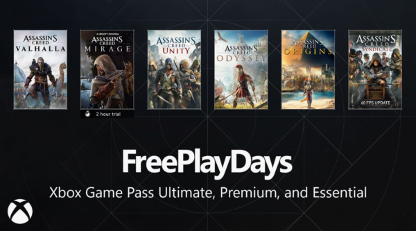 Free Play Days на Xbox с 2 по 5 апреля.