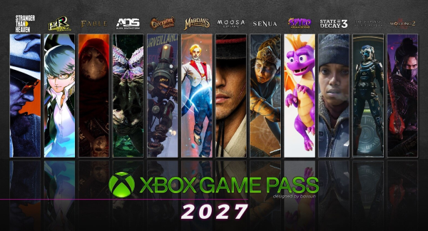 Список крупных релизов Game Pass на 2027 год
