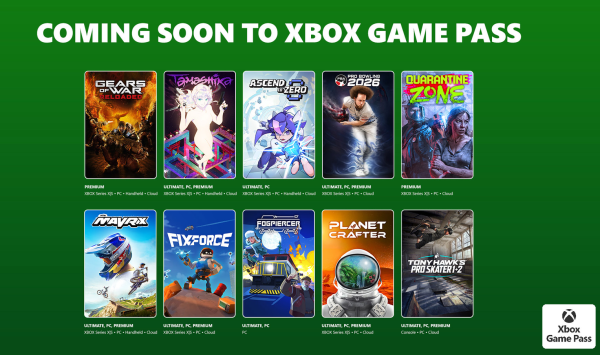 Xbox Game Pass июль 2026