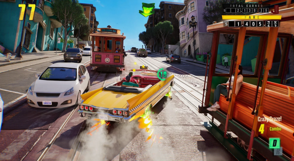 Crazy Taxi World Tour геймлпей