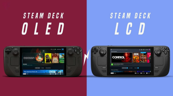 Сравнение Steam Deck OLED 512 ГБ и Steam Deck LCD 64 ГБ