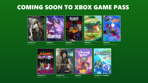 Xbox Game Pass середина августа и начало сенртября 2026