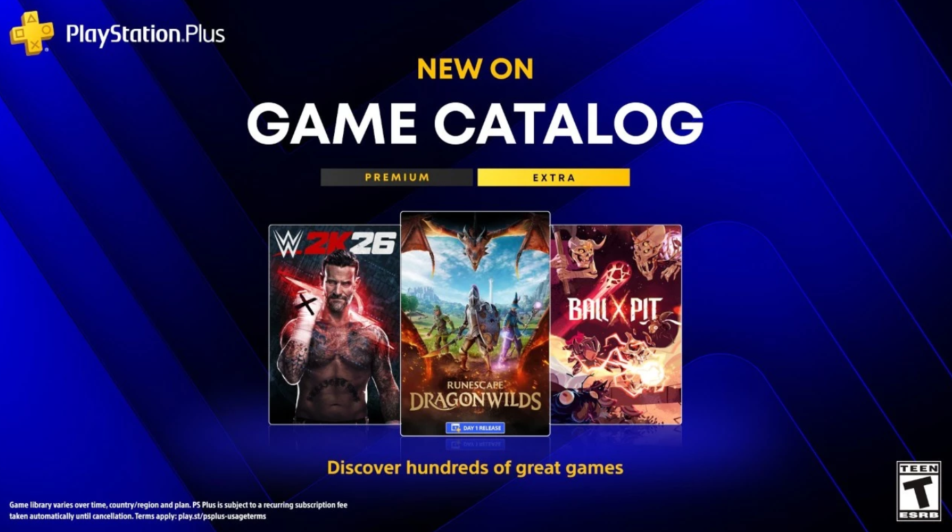 PS Plus Premium и Extra сентябрь 2026